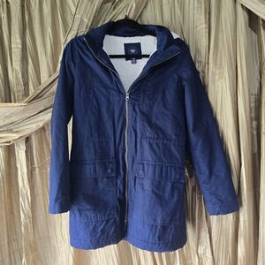 Navy Hooded Jacket